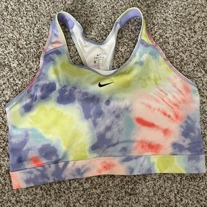 Nike Dri Fit Tie Dye Sports Bra